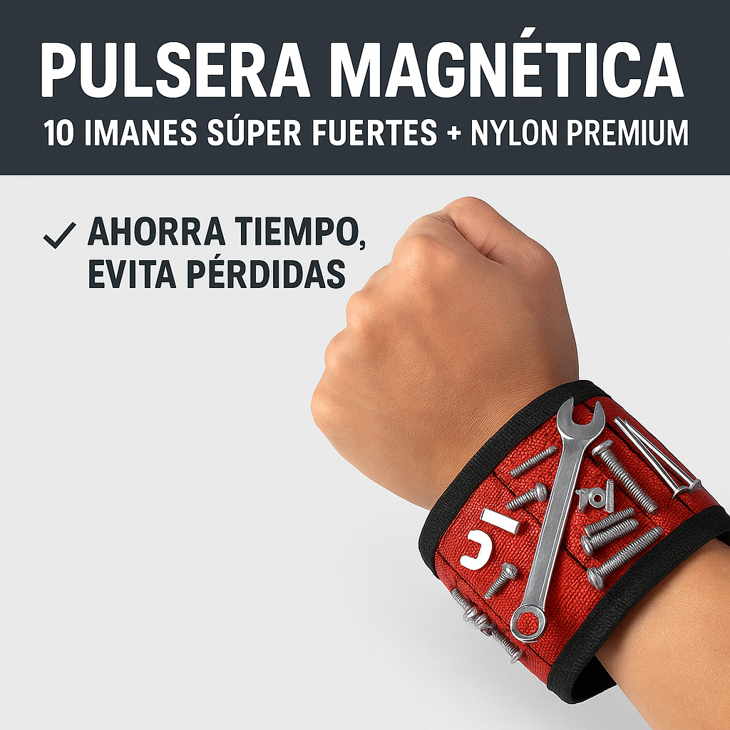 PULSERA MAGNETICA PARA HERRAMIENTAS ManitasMAG RD