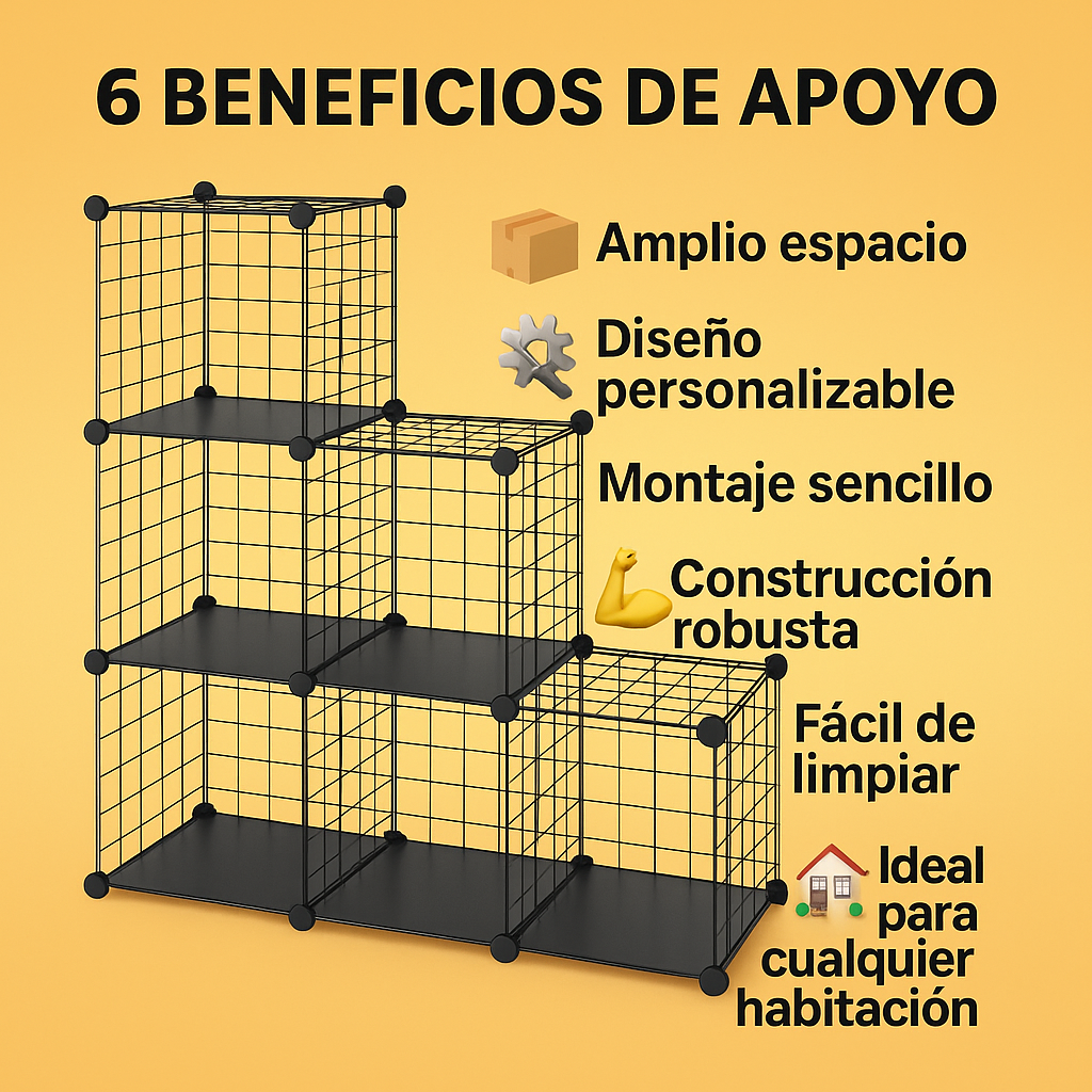 ESTANTE DE MODULAR MALLA METALICA OrdinaRack