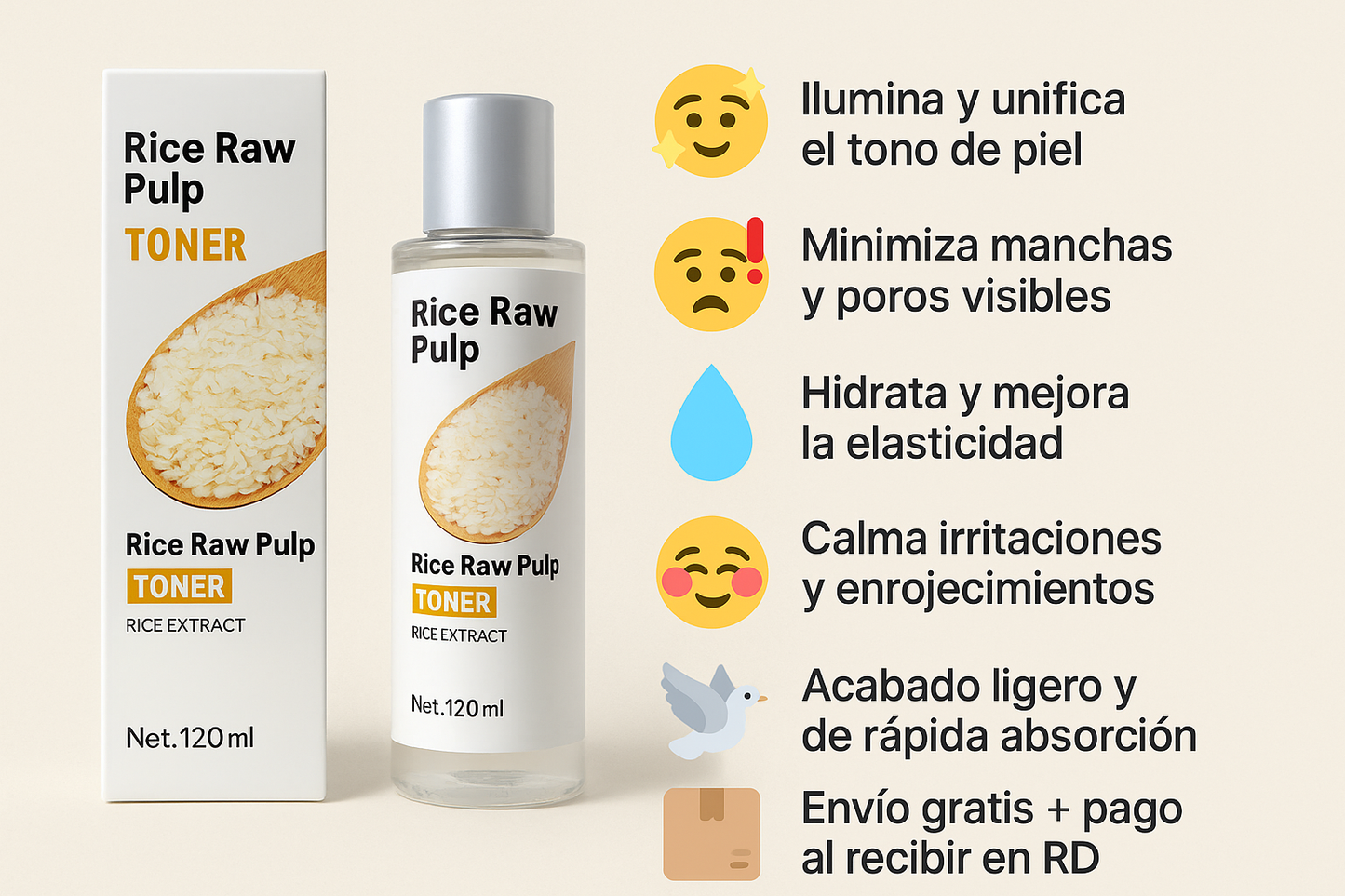 TÓNICO DE ESENCIA DE ARROZ BrillaNiacin RD