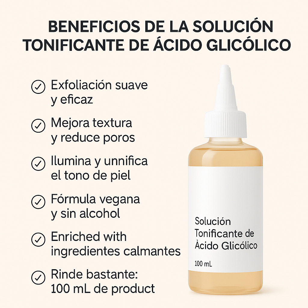 TÓNICO EXFOLIANTE CON ÁCIDO GLICÓLICO DermoNova