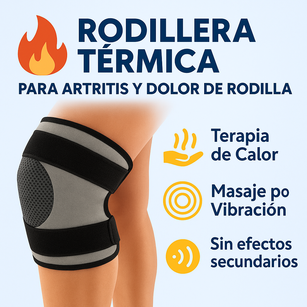 RODILLERA 2 EN 1 CON CALEFACION ORTOPEDICA ThermoFlex RD
