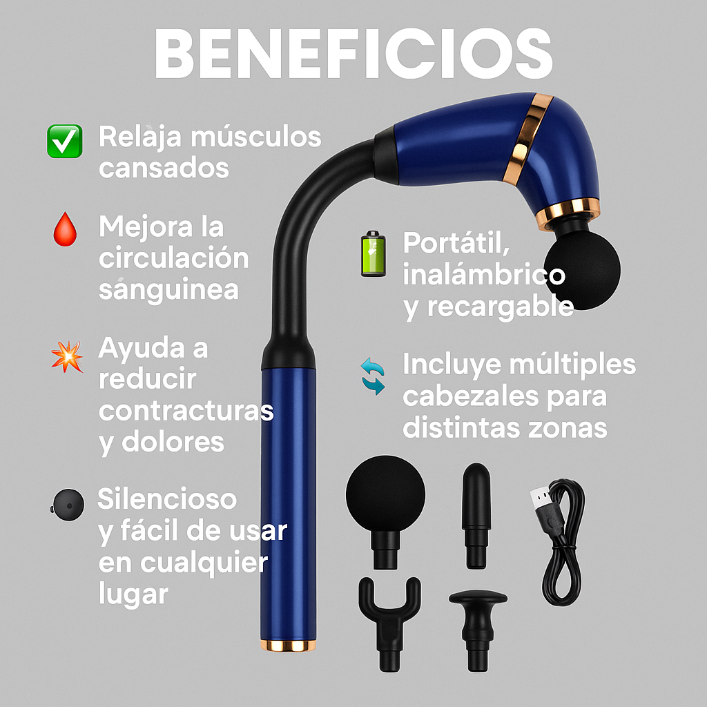MASAJEADOR BRAZO LARGO MuscleCare