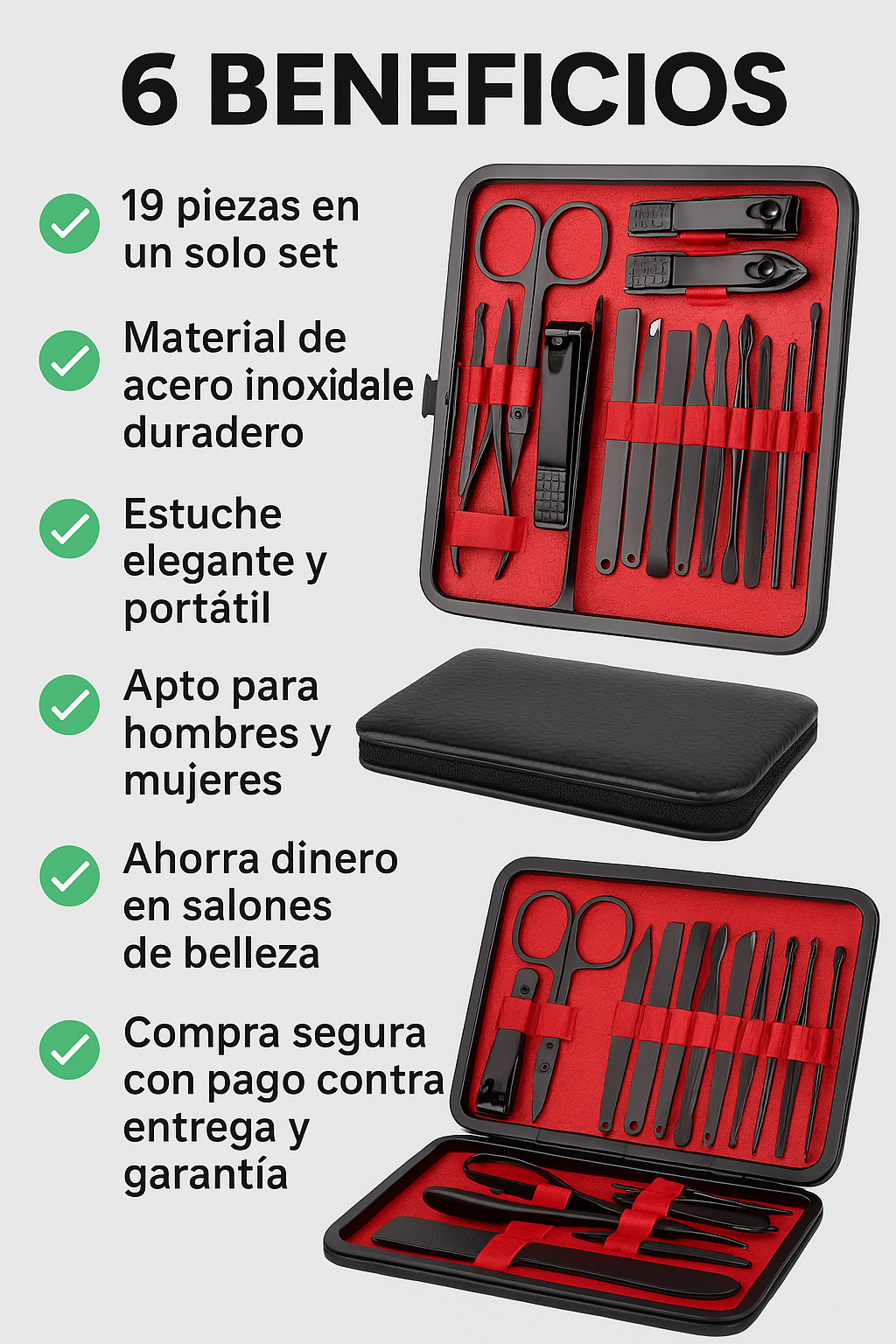 SET DE MANICURA 19 Piezas MaxiNails