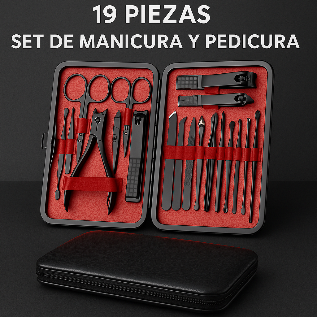 SET DE MANICURA 19 Piezas MaxiNails