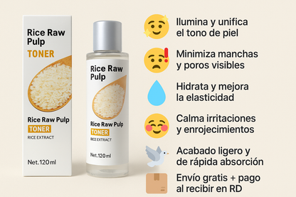 TÓNICO DE ESENCIA DE ARROZ BrillaNiacin RD