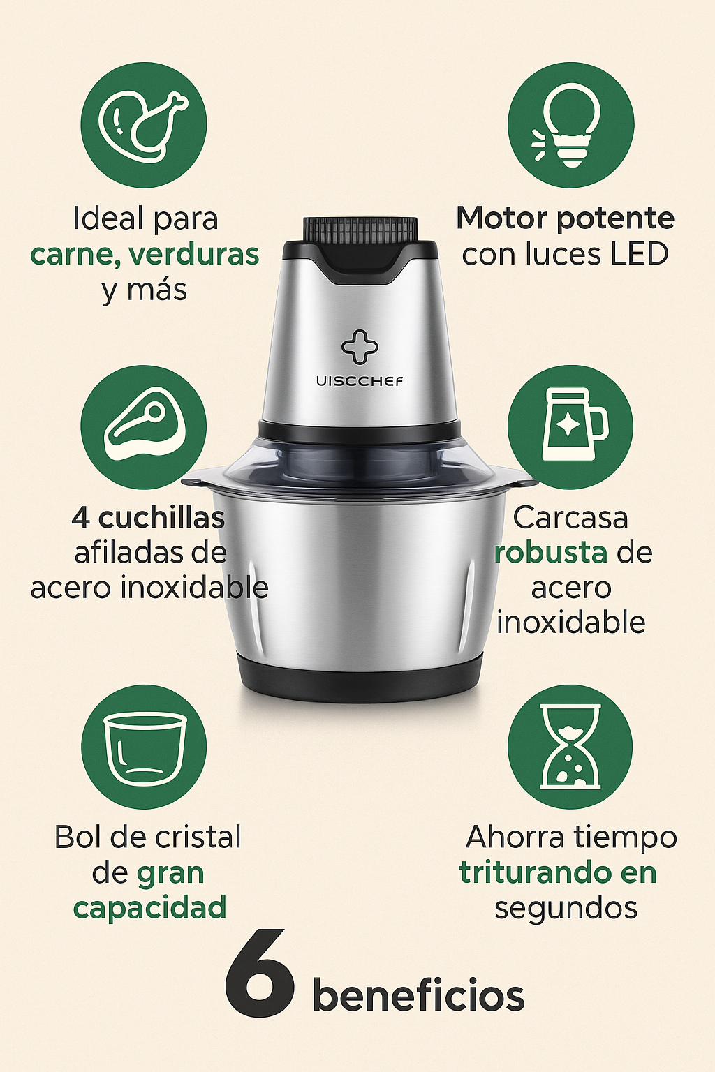 TRITURADOR VISTA VGM-309 ChefNova RD