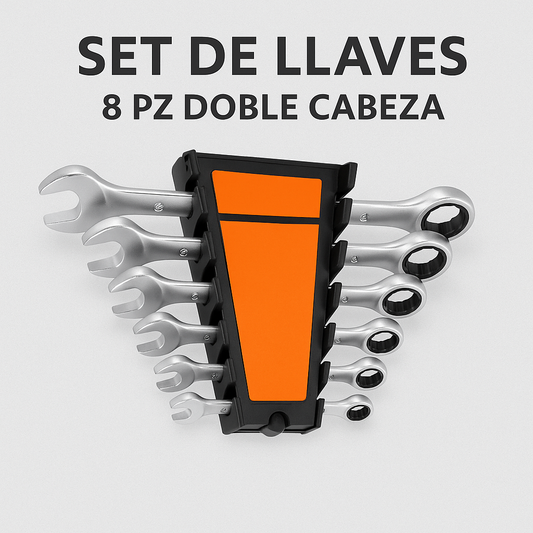 SET DE LLAVES 8PZ DOBLE CABEZA ProFix Tools