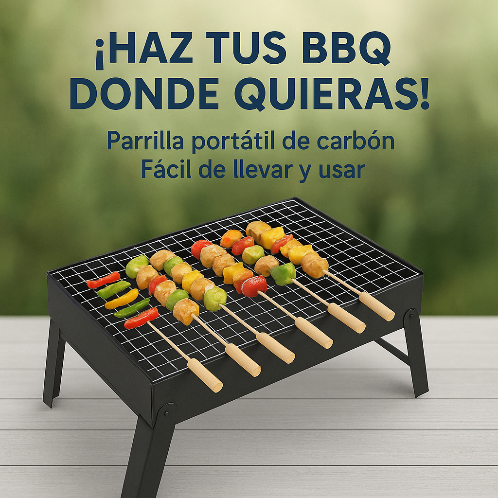 Parrilla Portátil Tipo Maletín