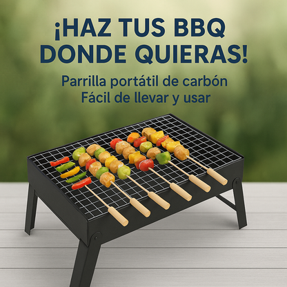 Parrilla Portátil Tipo Maletín