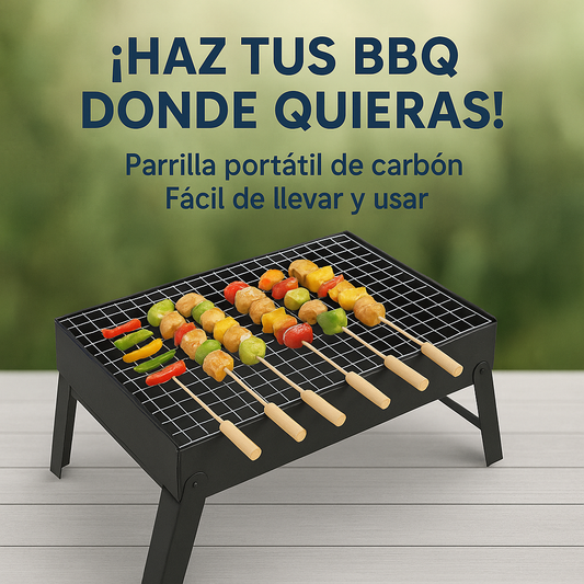 Parrilla Portátil Tipo Maletín