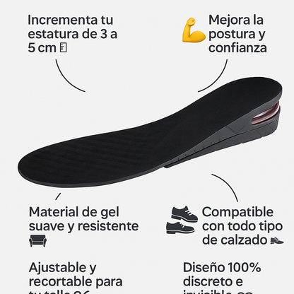PLANTILLA ELEVADORA DE ESTATURA AlturaMax™